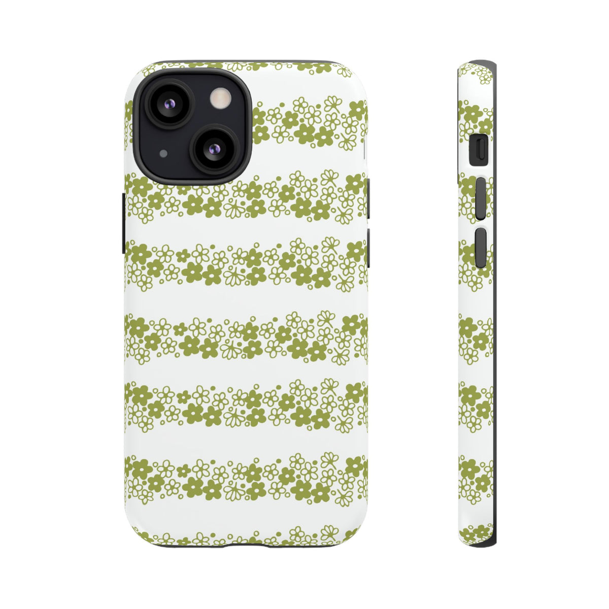 Pyrex Crazy Daisy Spring BlossonFloral Phone Case: Tough Cases with Elegant Green Floral Design, Durable Phone Cover