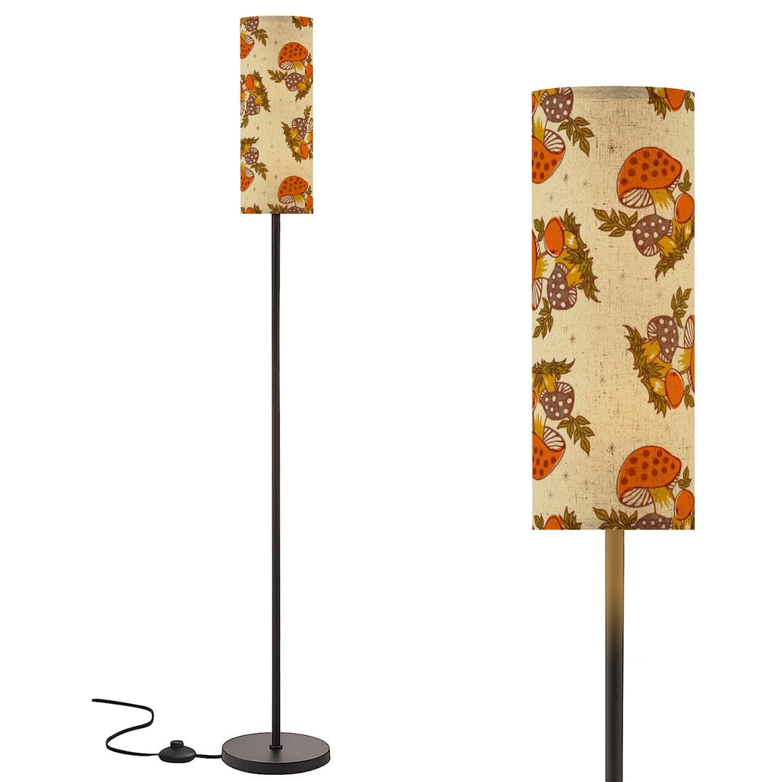 Merry Mushroom Groovy Mod 70s Floor Lamp - Mid Century Modern Gal