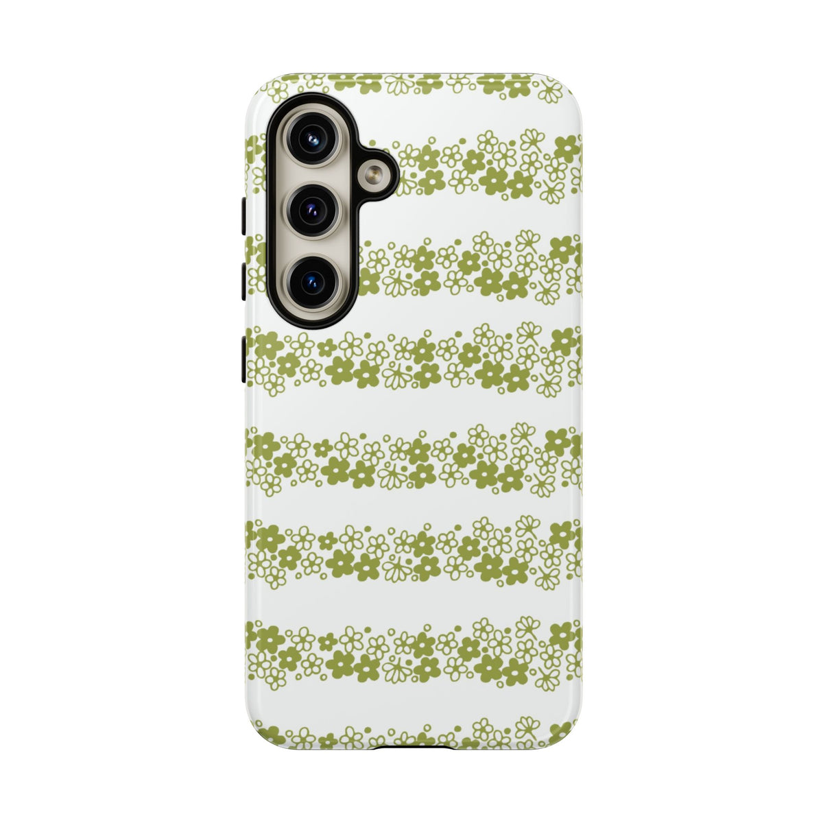 Pyrex Crazy Daisy Spring BlossonFloral Phone Case: Tough Cases with Elegant Green Floral Design, Durable Phone Cover