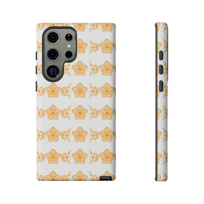 Pyrex Golden Butterfly Floral Phone Case, Tough Cases for Stylish Protection, Gift for Her, Durable, Trendy Floral Design, Cell Phone Cover