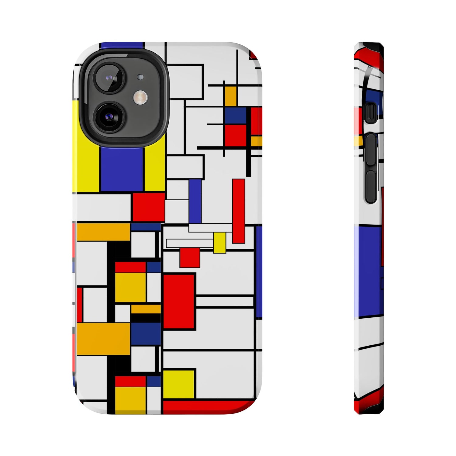 Retro Mod Mondrian, Mid Century Modern Style Tough Phone Case