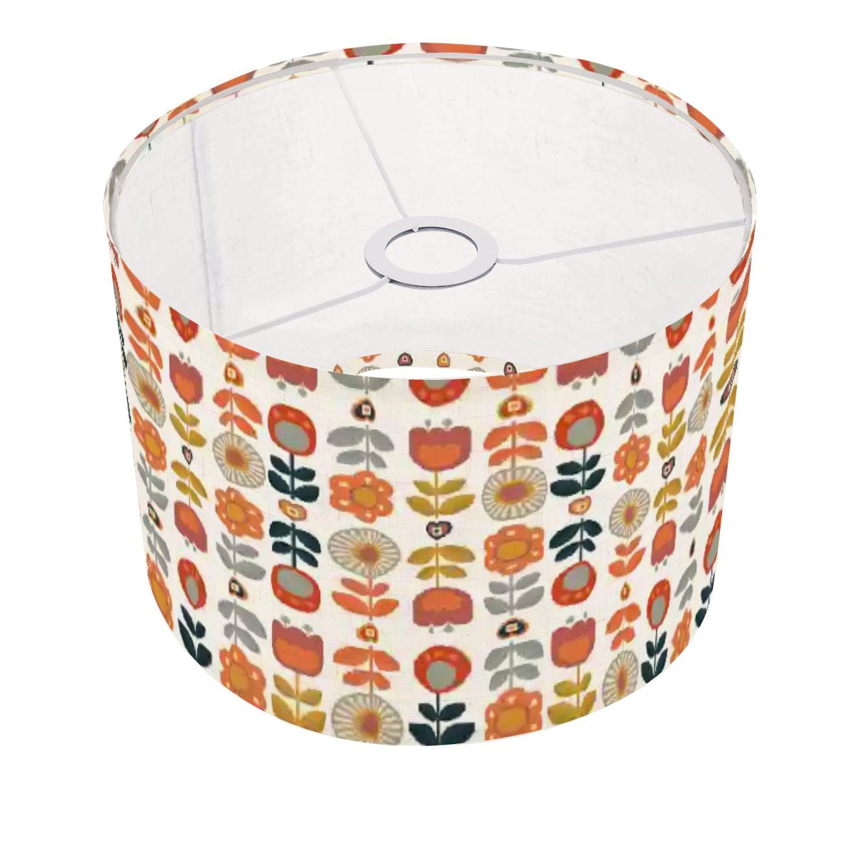Mid Mod Scandinavian Modern Danish Floral Retro Lamp SHADE ONLY - For Arc Floor Lamps Only - Mid Century Modern Gal
