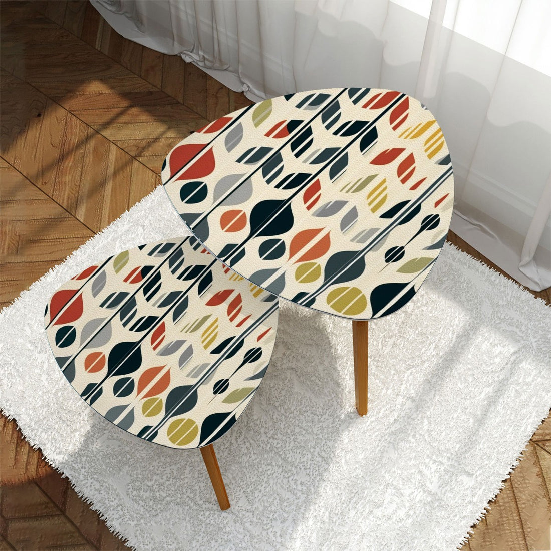 Mid Century Modern Danish Scandinavian Designed Retro Mod Nesting Tables - Mid Century Modern Gal