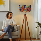 Mid Century Modern Geometric Mid Mod Retro Tripod Floor Lamp - Mid Century Modern Gal