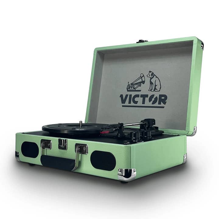 Wholesale Victor Metro Plus Portable Dual Bluetooth Suitcase Turntable