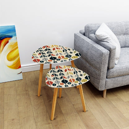 Mid Century Modern Danish Scandinavian Designed Retro Mod Nesting Tables - Mid Century Modern Gal