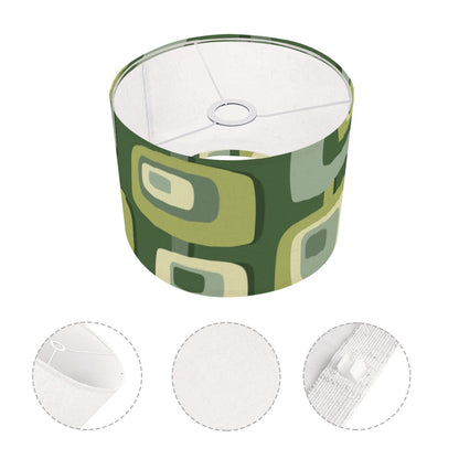 Mid Century Modern Geometric Designed Green, Mid Mod Lamp SHADE ONLY - For Arc Floor Lamps Only - Mid Century Modern Gal