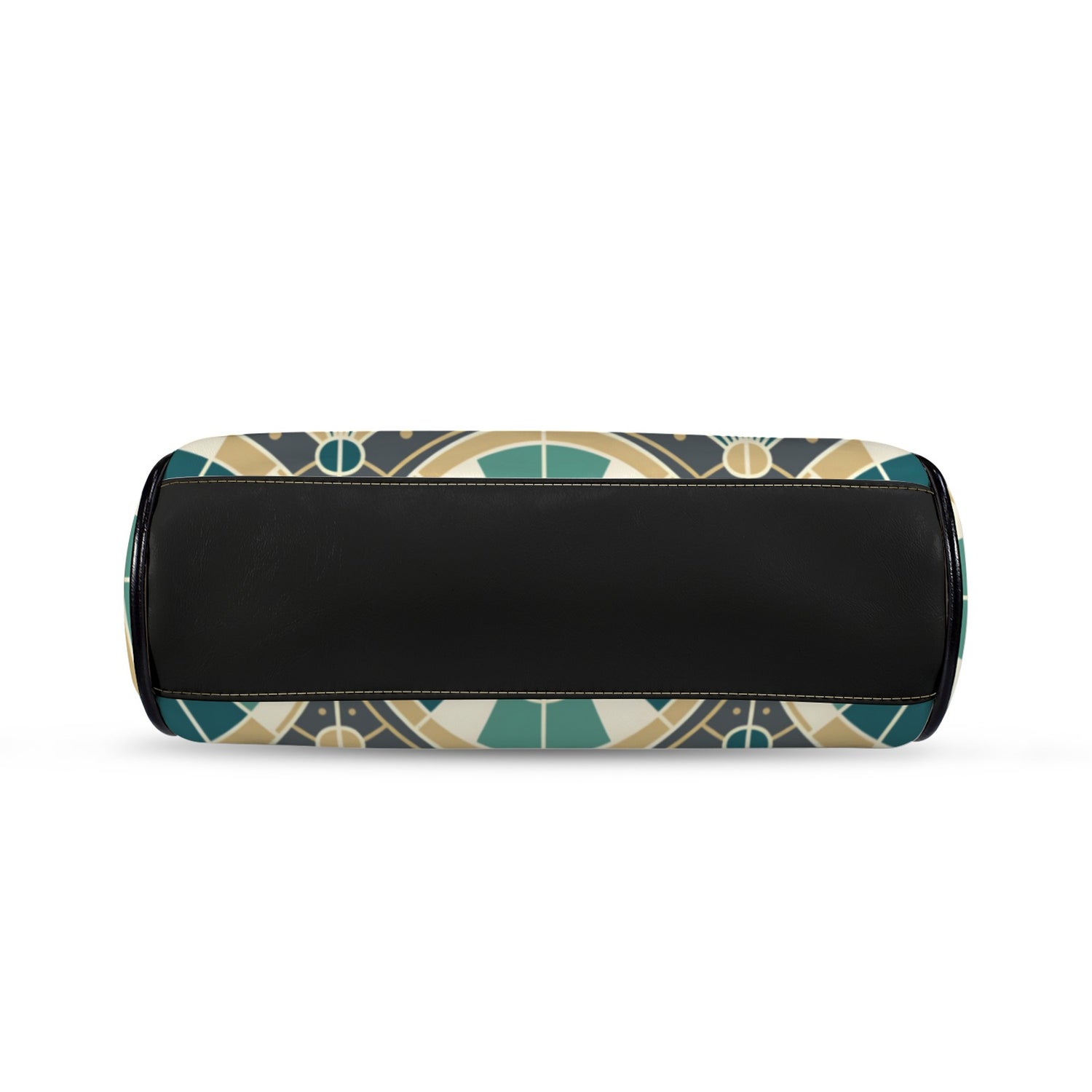 Art Deco Peacock Inspired Kisslock Crossbody Purse - Mid Century Modern Gal