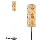 Modern Danish Nordic Scandinavina Designed Orange Yellow Mod Floor Lamp - Mid Century Modern Gal