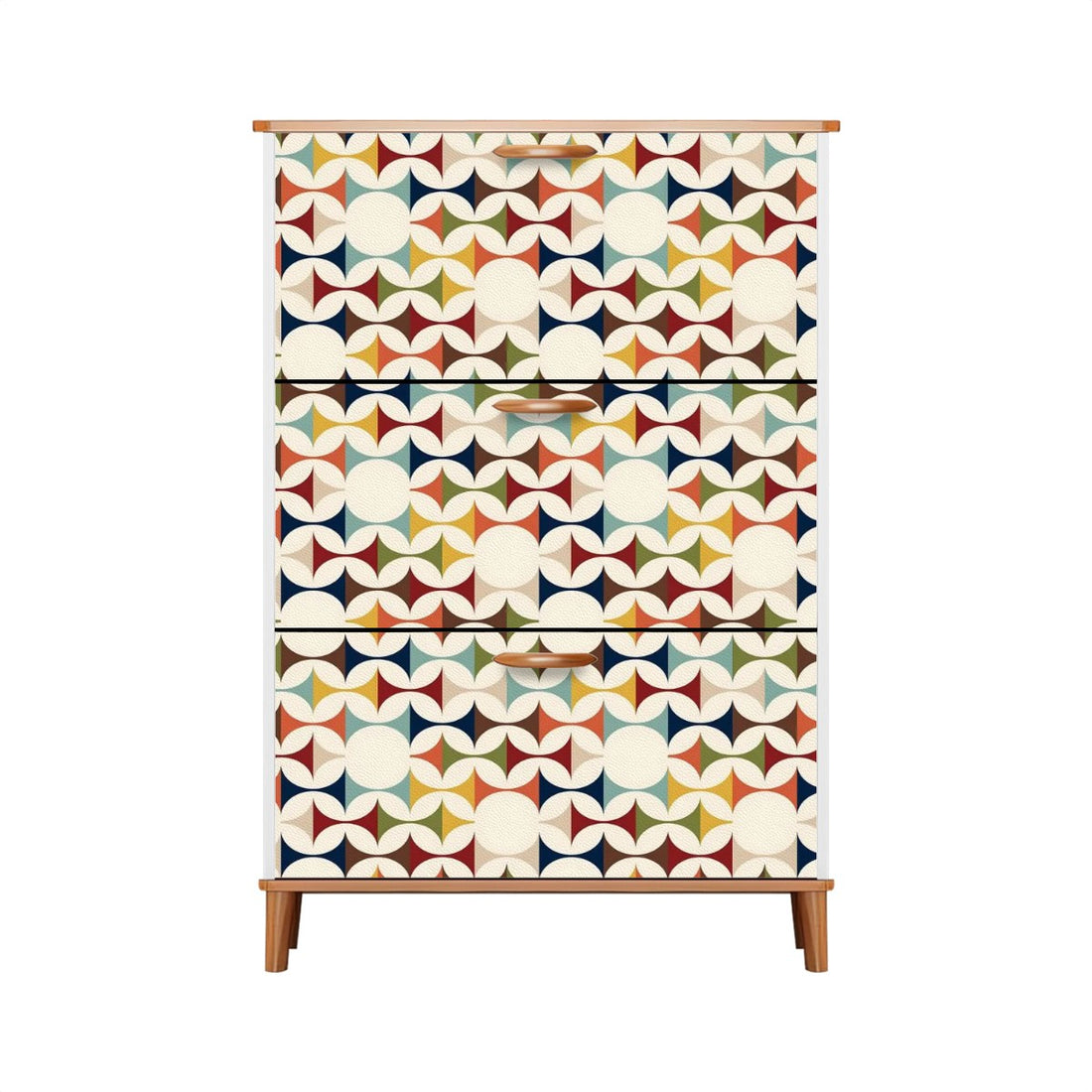 Mid Century Modern Scandinavian Designed Shoe Storage Shoe Cabinet - Mid Century Modern Gal