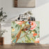 Chinoiserie Floral Pheasant Elegant Green Pink Sideboard Cabinet - Mid Century Modern Gal