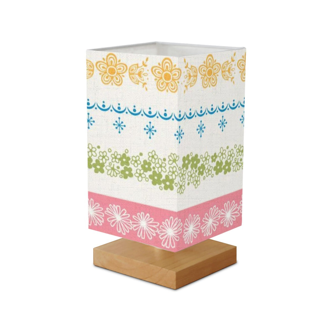 Pyrex Lover Kitschy Mod Kitchen Counter Square Table Lamp - Mid Century Modern Gal