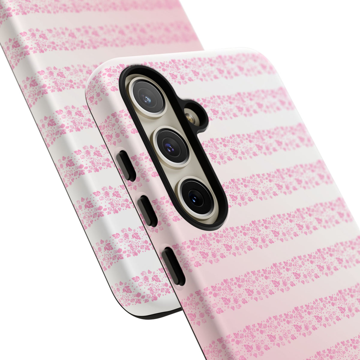 Pink Pyrex Gooseberry Striped Phone Case, Stylish Phone Cover, Tough Protective Case, Cute Cell Phone Case, Trending Gift for Her