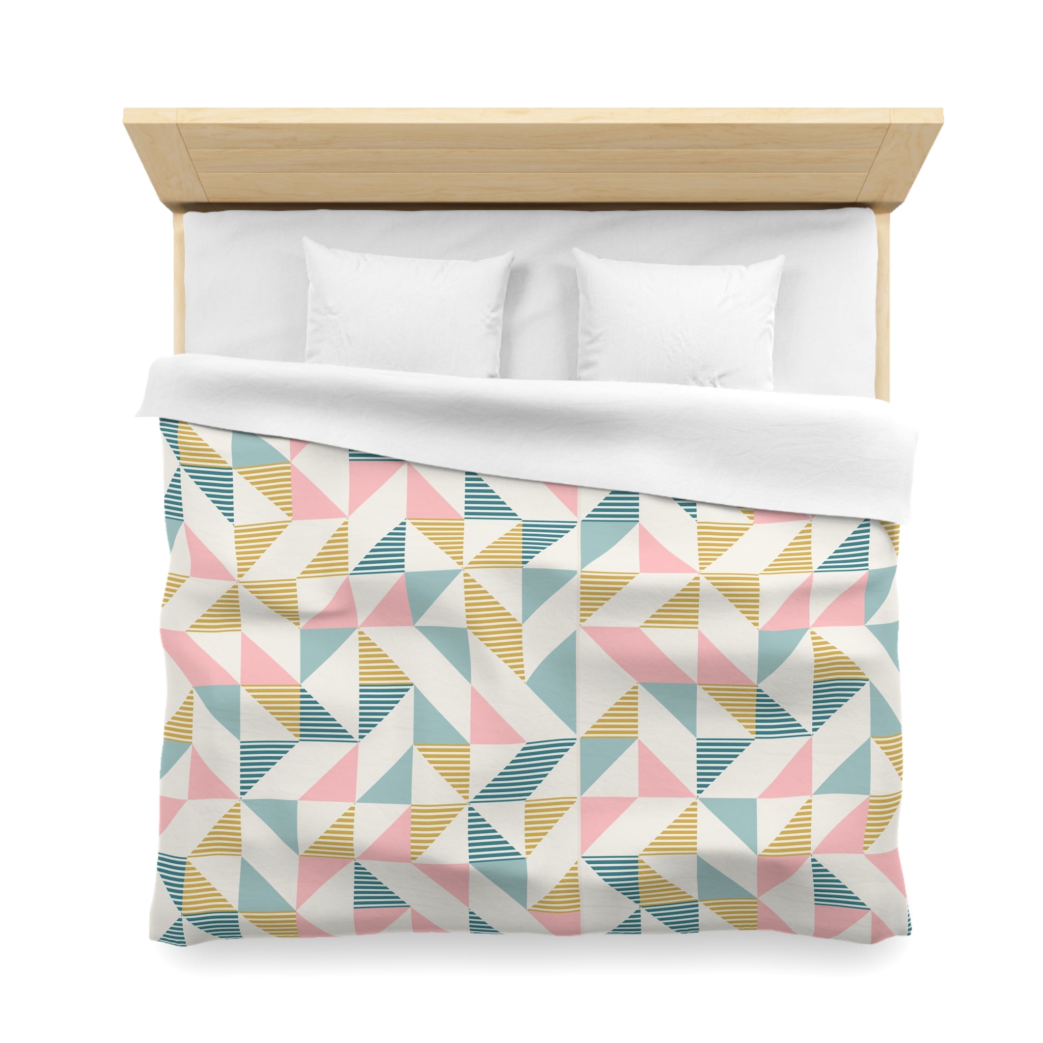 Mid Century Modern Geometric Retro Duvet Cover - Modern and Colorful Bedding - Mid Century Modern Gal