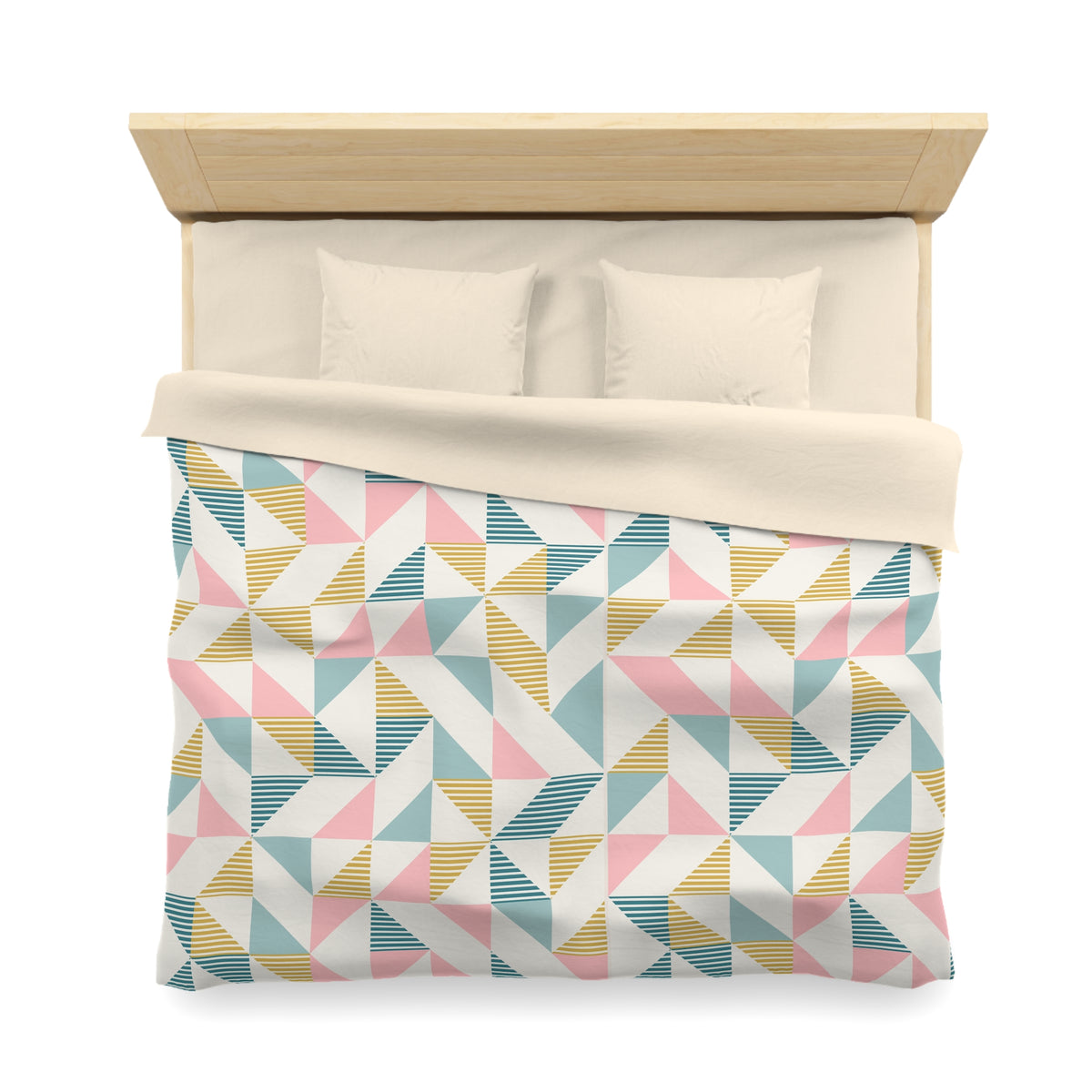 Mid Century Modern Geometric Retro Duvet Cover - Modern and Colorful Bedding - Mid Century Modern Gal