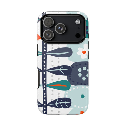 Scandinavian Modern Floral Nordic Hygge Tough Phone Case