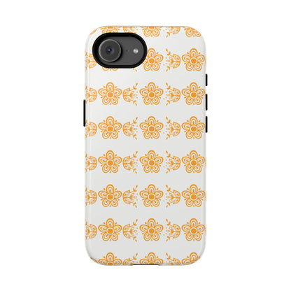 Pyrex Golden Butterfly Floral Phone Case, Tough Cases for Stylish Protection, Gift for Her, Durable, Trendy Floral Design, Cell Phone Cover