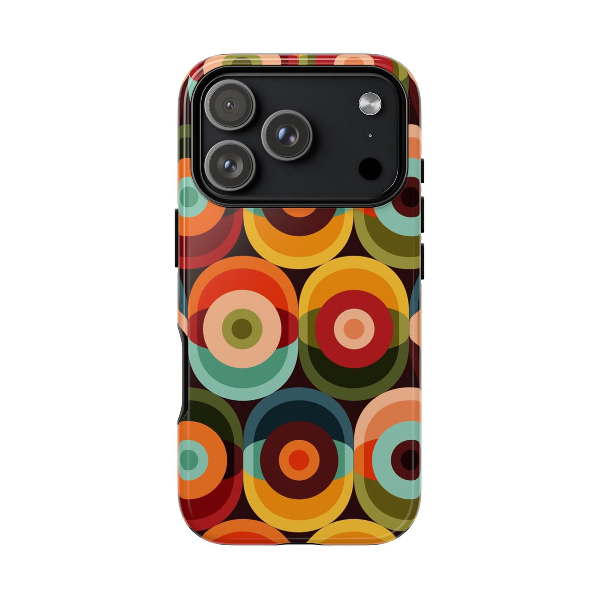 Retro Groovy Space Orb, Funky Fun Tough Phone Case