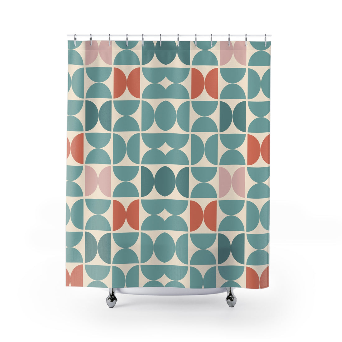 Mid Century Modern Scandinavian Modern Danish Design MCM Shower Curtain - Mid Century Modern Gal