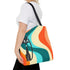 Atomic Cat Mid Mod Groovy Tote Bag - Mid Century Modern Gal