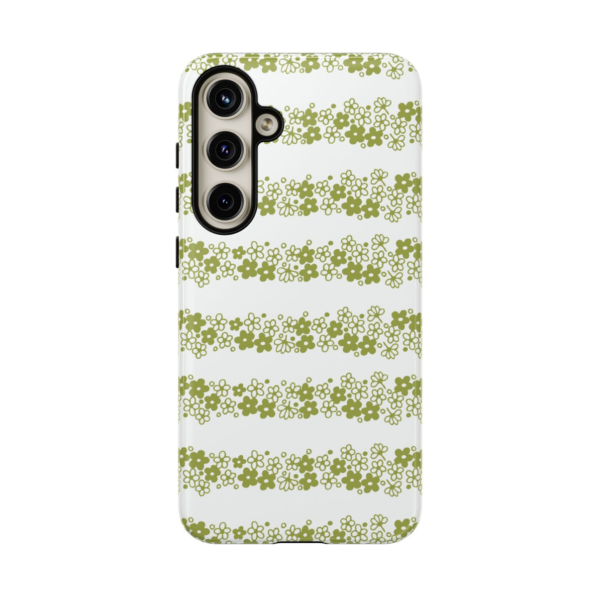 Pyrex Crazy Daisy Spring BlossonFloral Phone Case: Tough Cases with Elegant Green Floral Design, Durable Phone Cover