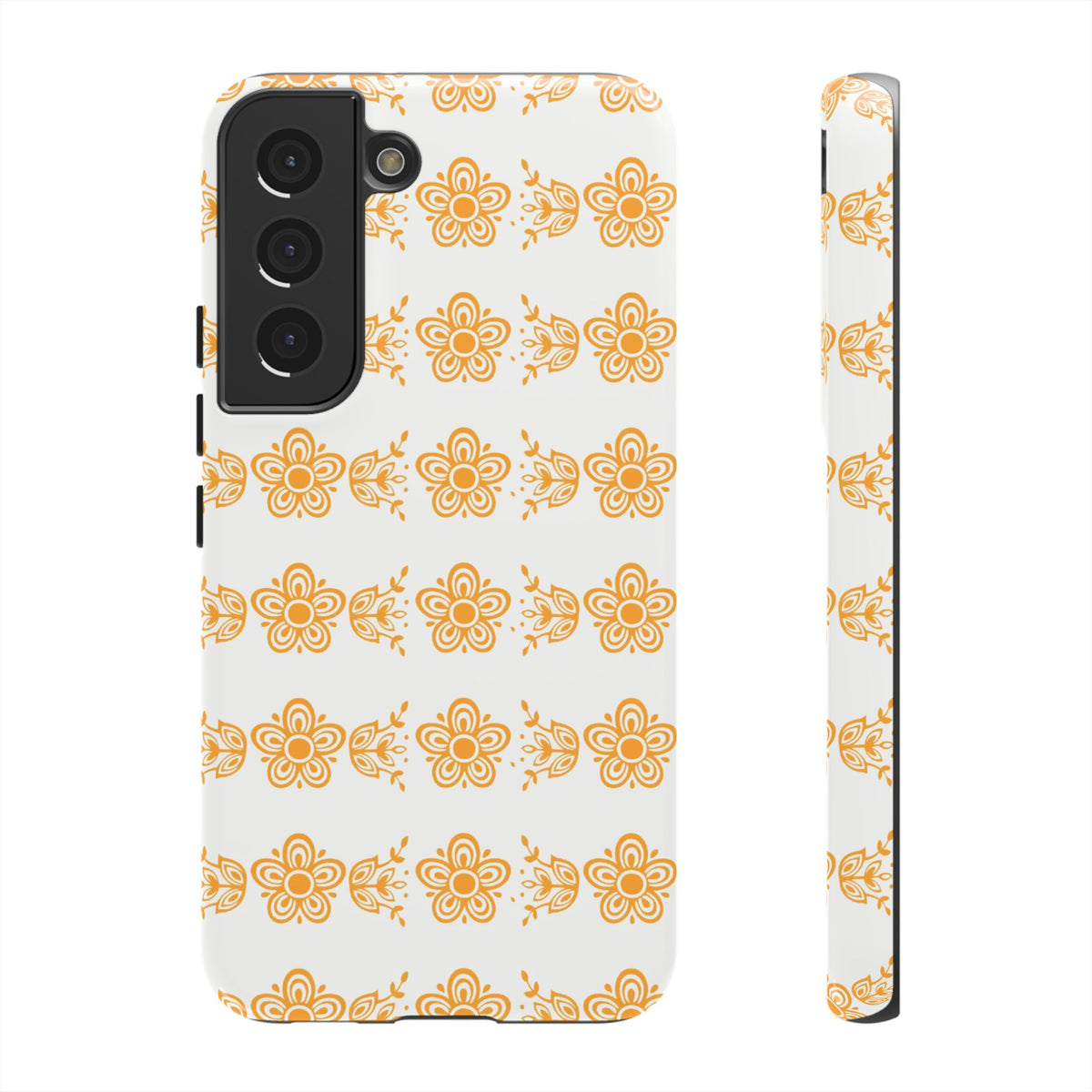 Pyrex Golden Butterfly Floral Phone Case, Tough Cases for Stylish Protection, Gift for Her, Durable, Trendy Floral Design, Cell Phone Cover