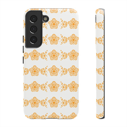 Pyrex Golden Butterfly Floral Phone Case, Tough Cases for Stylish Protection, Gift for Her, Durable, Trendy Floral Design, Cell Phone Cover