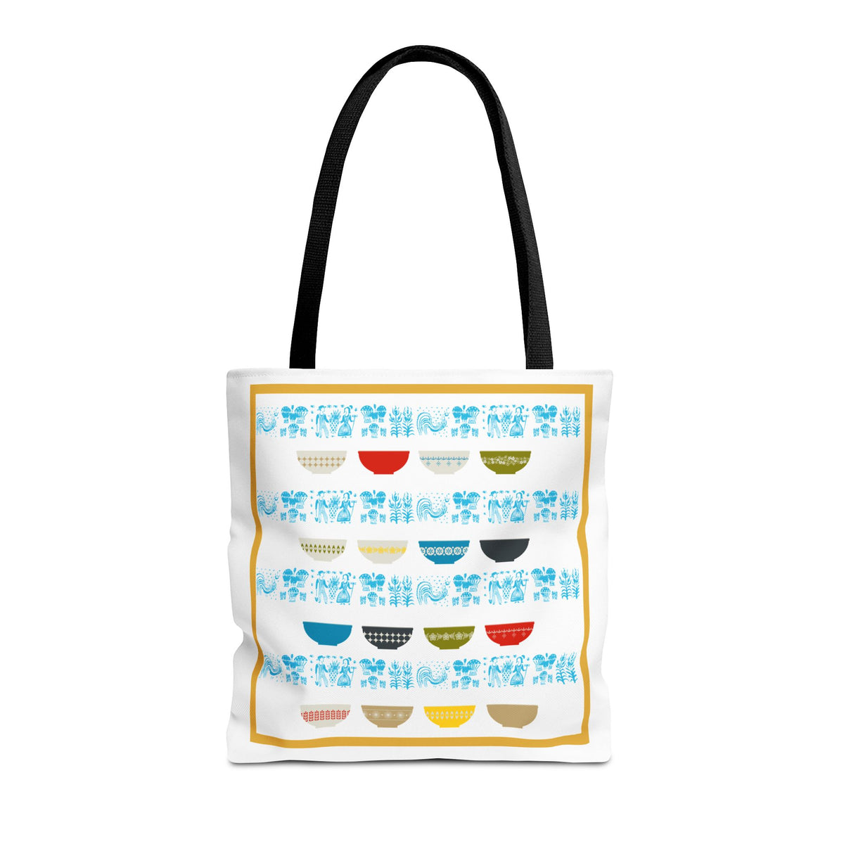 Pyrex Collector, Vintage Pyrex Lover, Kitschy Mod Everyday Tote Bag - Mid Century Modern Gal