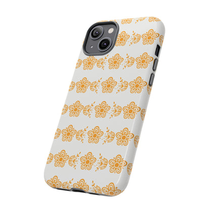 Pyrex Golden Butterfly Floral Phone Case, Tough Cases for Stylish Protection, Gift for Her, Durable, Trendy Floral Design, Cell Phone Cover