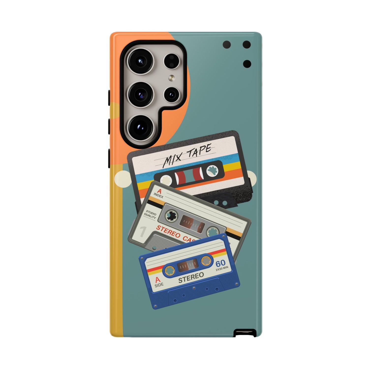 Gen X, Retro Cassettes Mid Mod Smart Phone Tough Cases