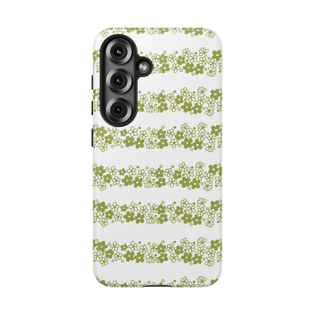 Pyrex Crazy Daisy Spring BlossonFloral Phone Case: Tough Cases with Elegant Green Floral Design, Durable Phone Cover
