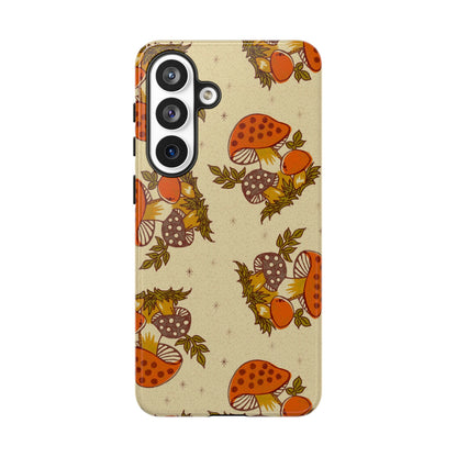 70s Merry Mushroom Groovy Retro Smart Phone Tough Phone Cases