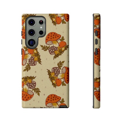 70s Merry Mushroom Groovy Retro Smart Phone Tough Phone Cases