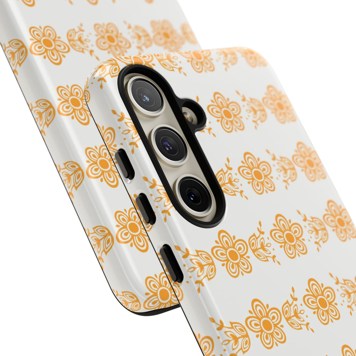 Pyrex Golden Butterfly Floral Phone Case, Tough Cases for Stylish Protection, Gift for Her, Durable, Trendy Floral Design, Cell Phone Cover