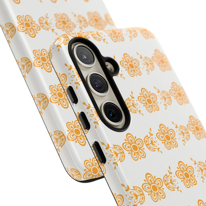 Pyrex Golden Butterfly Floral Phone Case, Tough Cases for Stylish Protection, Gift for Her, Durable, Trendy Floral Design, Cell Phone Cover