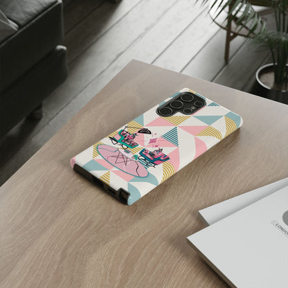 Atomic Cats Reading, Book Talk, Book Lover, Retro Chic Phone Case with Retro Vibe - Cozy Living Room Design