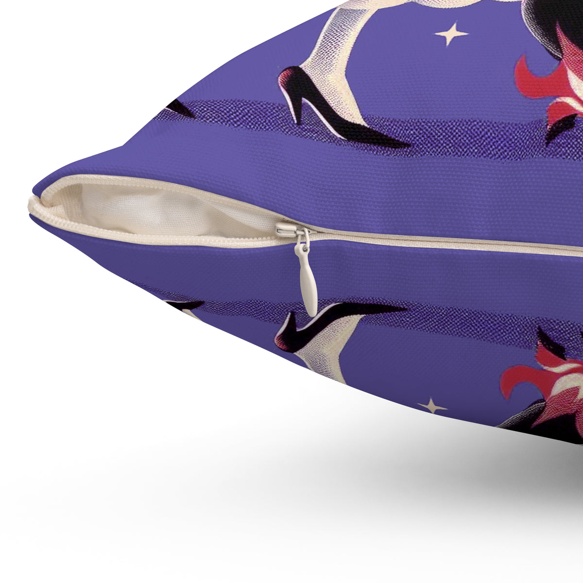 Witch's Brew Mid Century Modern Halloween Gothic Purple Pillow Cover and Insert - Mid Century Modern Gal