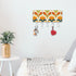 Scandinavian Floral Retro Mid Mod Key Holder Wall Mount - Mid Century Modern Gal