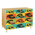 Mid Century Modern Kitschy Retro Telephone Art MCM Wooden Storage Cabinet - Mid Century Modern Gal