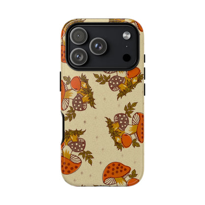70s Merry Mushroom Groovy Retro Smart Phone Tough Phone Cases