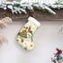 Franciscan Starburst Mid Century Modern Christmas Gal, SnowmanPlush Christmas Stocking - Mid Century Modern Gal