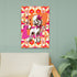Atomic 50s Poodle Art, Hot Pink, Starburst Mid Century Modern Wall Art Canvas Print - Mid Century Modern Gal