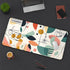 Mid Century Modern Abstract Floral, Minimalist Mod Desk Mat - Mid Century Modern Gal