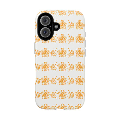Pyrex Golden Butterfly Floral Phone Case, Tough Cases for Stylish Protection, Gift for Her, Durable, Trendy Floral Design, Cell Phone Cover