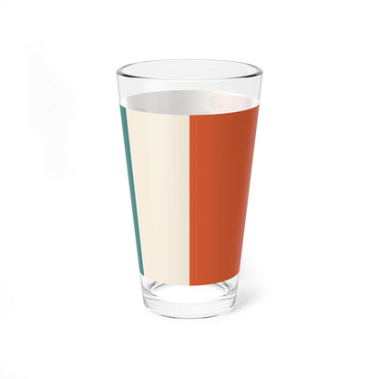 Scandinavian Fall Atomic Cat Drinkware, Shaker Glass, Festive MCM Barware - Mid Century Modern Gal