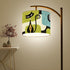 Mid Century Modern Atomic Cat, Mod Geometric Pattern Cool Fun Arc Floor Lighting - Mid Century Modern Gal