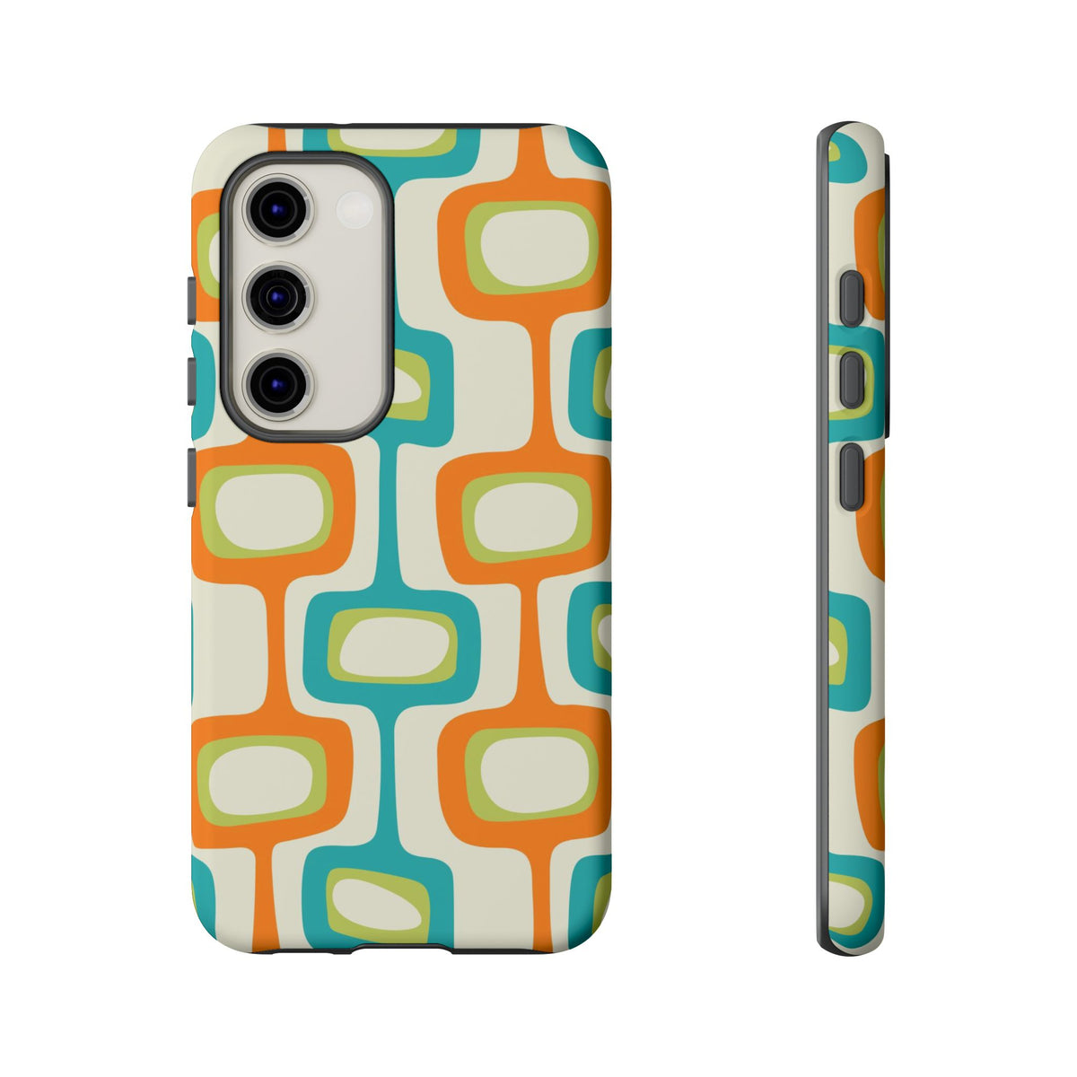 Mid Century Modern Groovy Googie Design, Colorful Smart Phone Tough Cases - Mid Century Modern Gal