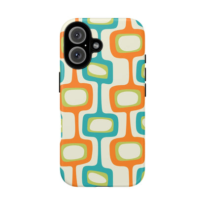 Mid Century Modern Groovy Googie Design, Colorful Smart Phone Tough Cases - Mid Century Modern Gal