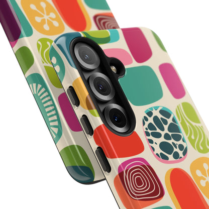Mid Century Modern Amoeba Designed Tough Phone Case