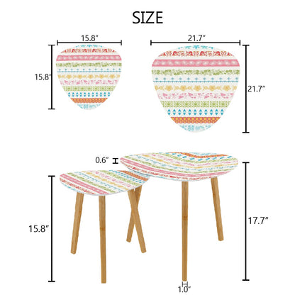 Pyrex Lover Collector Kitschy Mod Nesting Tables - Mid Century Modern Gal